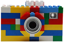 Kamera aus Legosteinen