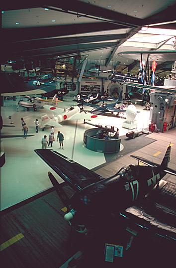 Ausstellungshalle des Museum of Naval Aviation in Pensacola