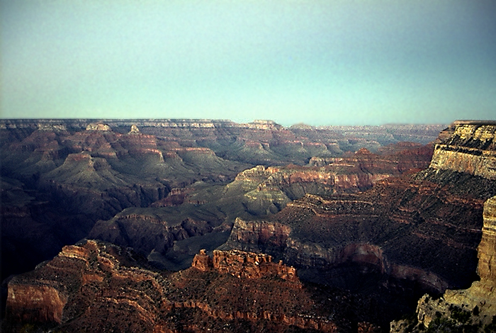 Grand Canyon NP, Verfremdete Farben durch Cross-Entwicklung