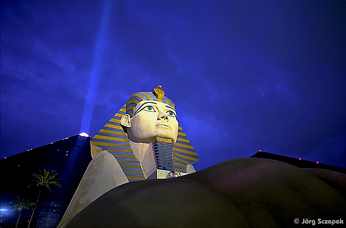 Die große Sphinx vor dem Luxor Hotel