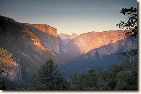 Foto Yosemite NP, Blick vom Tunnel View