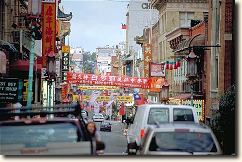 Foto von san Franciscos Chinatown