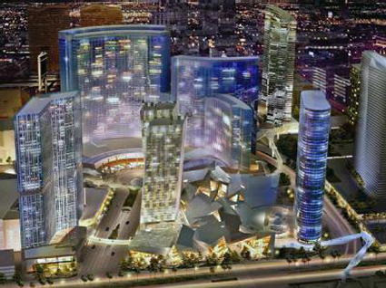 Modell des City Center am Las Vegas Boulevard