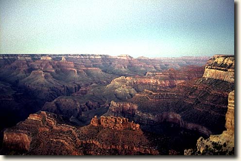 Foto des Grand Canyon im farbverfälschenden Cross-Prozess Grand Canyon NP: Grand Canyon Cross Prozess
