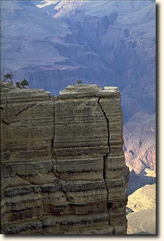 Felsdetail in der Weite des Grand Canyon Grand Canyon NP: Canyon-Detail