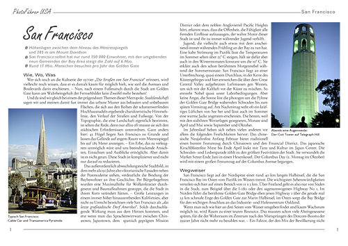 Abbildung einer Seite des PhotoFührer USA PDF-Kapitels San Francisco