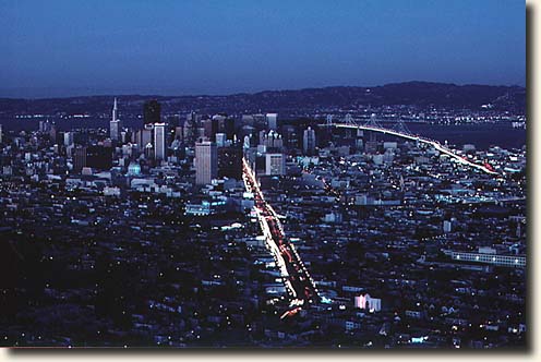 San Francisco: Blick von Twin Peaks