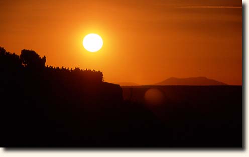 Foto der Schaulustigen bei Sonnenuntergang am Grand Canyon Grand Canyon NP: Sonnenuntergang