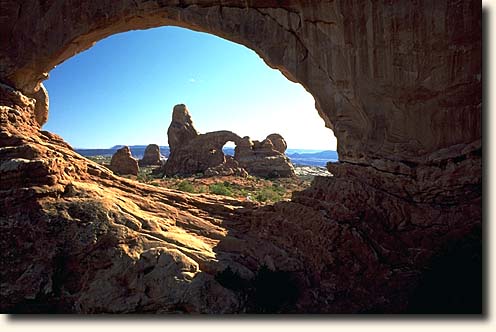 Arches NP : Turret Arch durch South Window