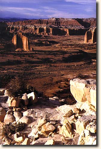 Cathedral Valley: Upper Cathedral Valley Overlook