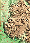 Landkarte Bryce Canyon Amphitheater