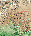 Landkarte Canyonlands NP Needles Area