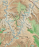 Landkarte Canyonlands NP