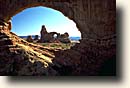 Arches NP : Turret Arch durch South Window