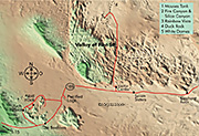 Landkarte Valley of Fire SP