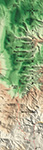 Landkarte Bristlecone Pines White Mountains CA